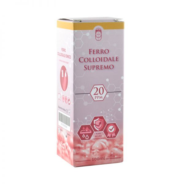 ferro colloidale ionico supremo 20ppm 100ml