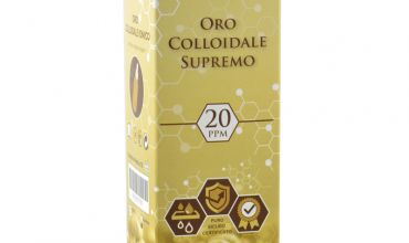 oro colloidale ionico supremo 20ppm 100ml