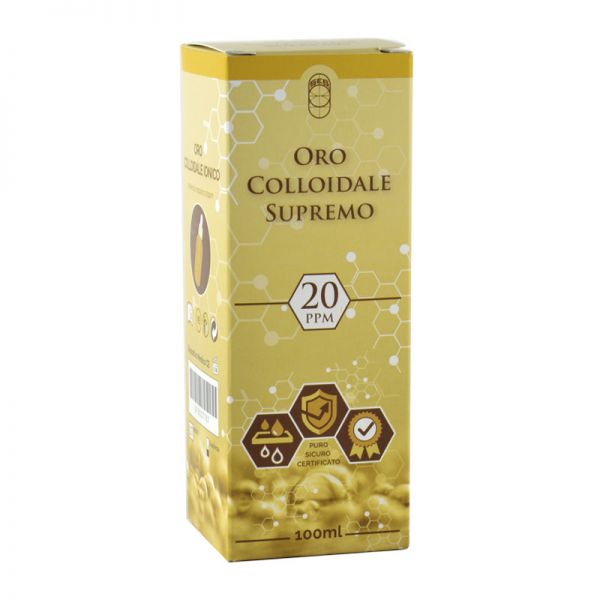 oro colloidale ionico supremo 20ppm 100ml